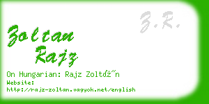 zoltan rajz business card